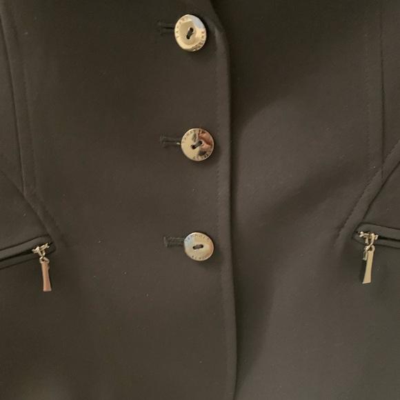 Tahari Arthur S. Levine blazer navy size 4 - Picture 5 of 5